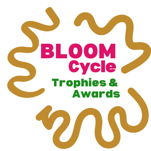 Bloom Cycle Logo Square Yellow Background 2