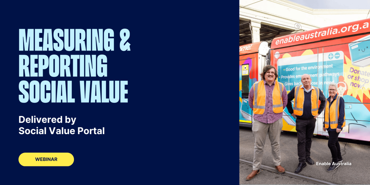 Social Value Portal Webinar