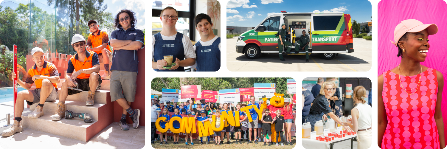 Collage of certified social enterprises